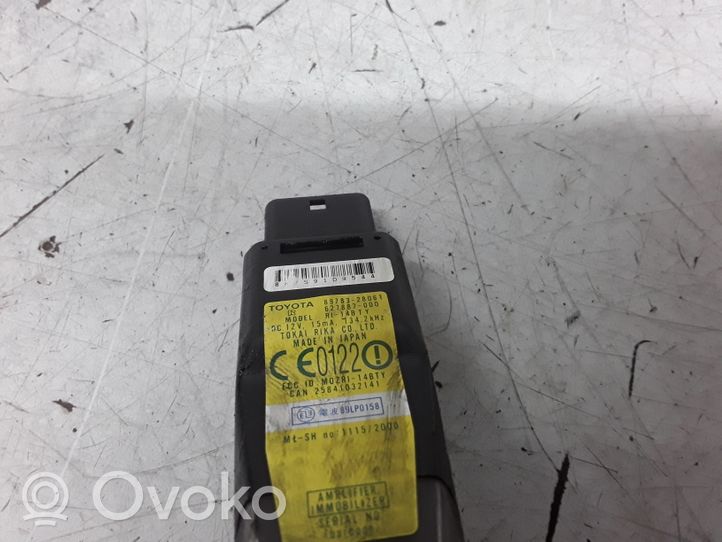 Toyota Avensis Verso Lettore di codici immobilizzatore (antenna) 8978328061