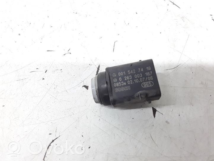 Mercedes-Benz Vaneo W414 Capteur de stationnement PDC 0263003167