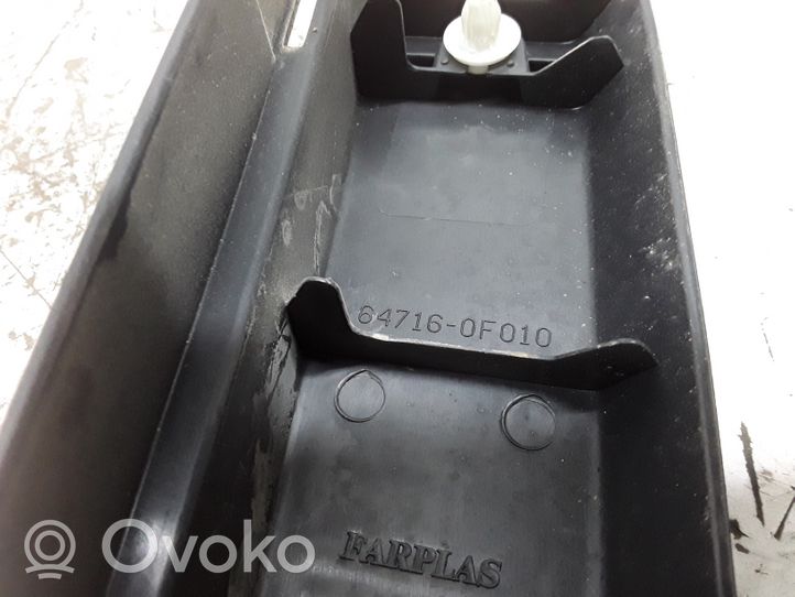 Toyota Corolla Verso AR10 Protection de seuil de coffre 647160F010