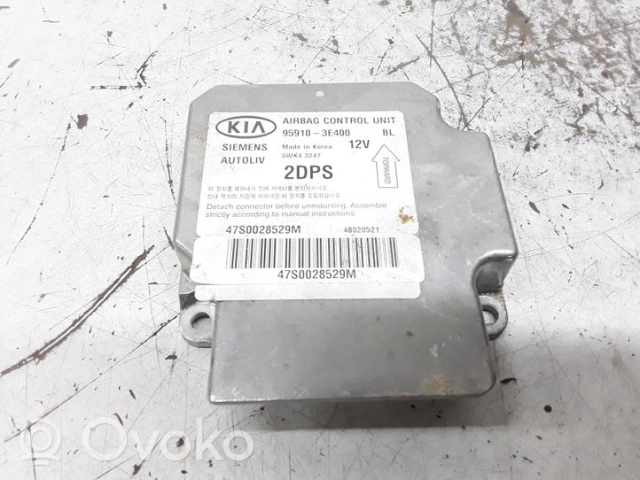 KIA Sorento Module de contrôle airbag 959103E400