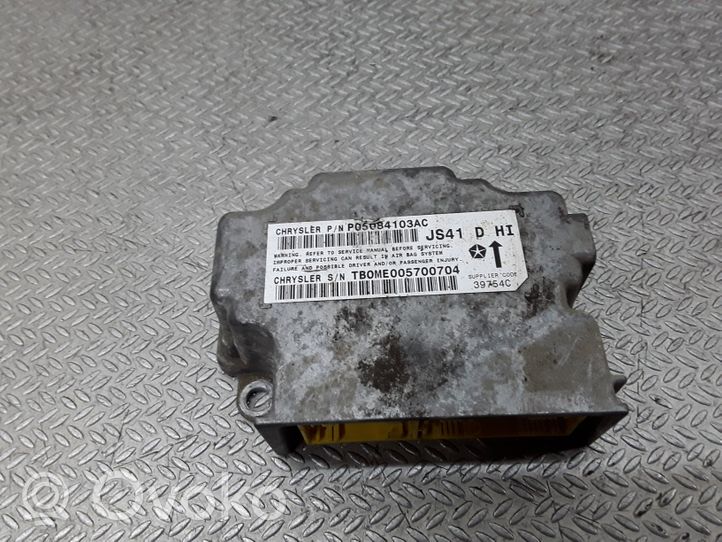 Chrysler Sebring (JS) Oro pagalvių valdymo blokas P05084103AC