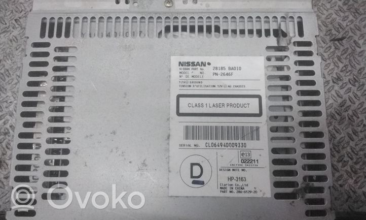 Nissan Primera Zmieniarka płyt CD/DVD 28185BA010