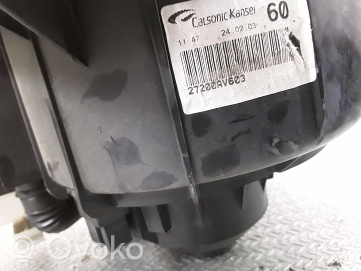 Nissan Primera Ventola riscaldamento/ventilatore abitacolo 27200AV603