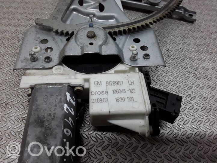 Opel Signum Mécanisme de lève-vitre avec moteur 9178987LH