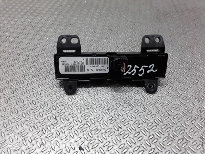 Dodge Caliber Botón interruptor de luz de peligro P04602711AC