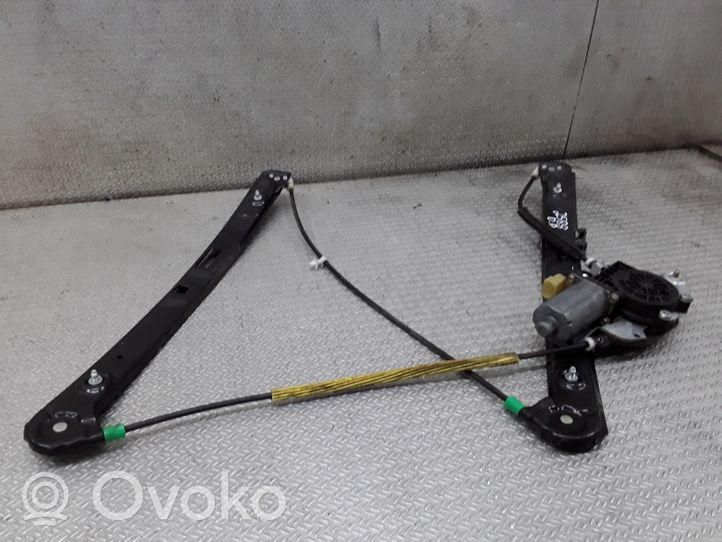 BMW 3 E46 Front door window regulator with motor 8196038