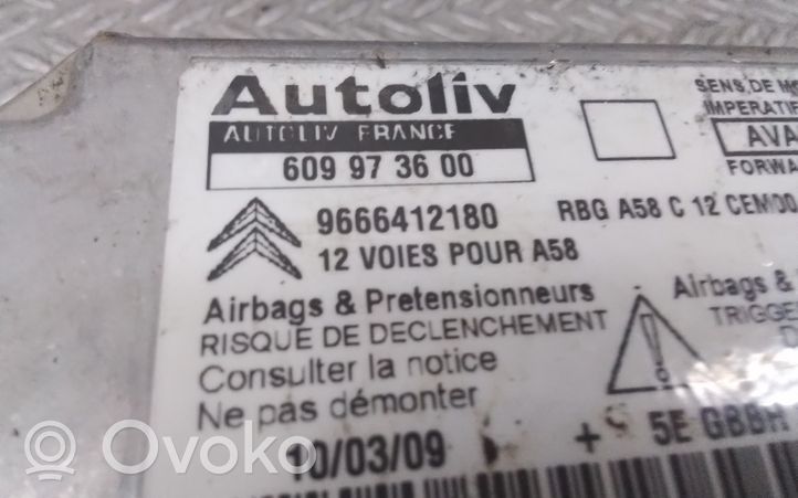 Citroen C3 Picasso Centralina/modulo airbag 