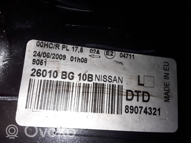 Nissan Micra Priekinis žibintas 26010BG10B