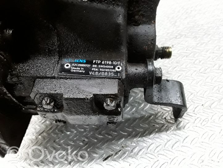 Citroen C3 Pompe d'injection de carburant à haute pression 9641852080