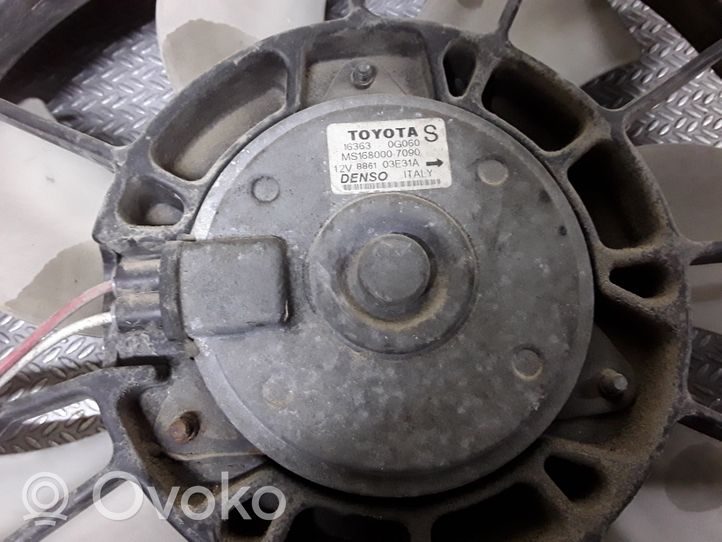 Toyota Avensis T250 Elektrisks radiatoru ventilators 163630G050