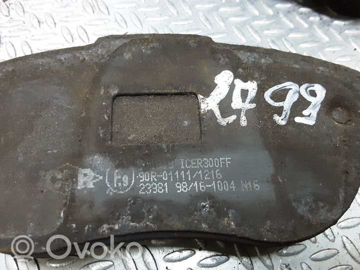 Opel Corsa D Brake pads (front) 23981