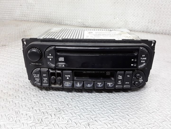 Chrysler Voyager Radio/CD/DVD/GPS-pääyksikkö P04858543AGA