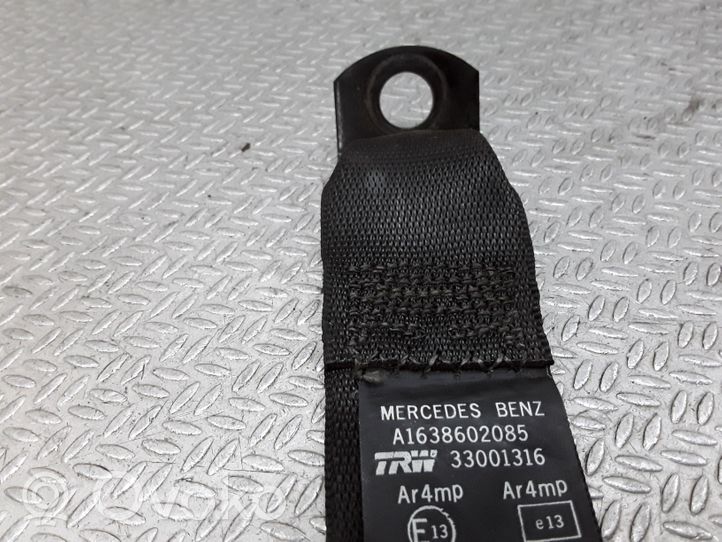 Mercedes-Benz ML W163 Ceinture de sécurité arrière A1638602085