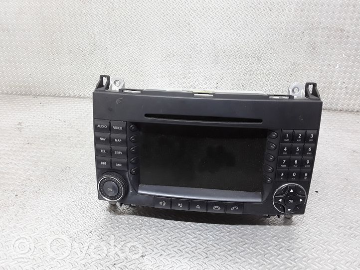 Mercedes-Benz A W169 Radija/ CD/DVD grotuvas/ navigacija A1698209989