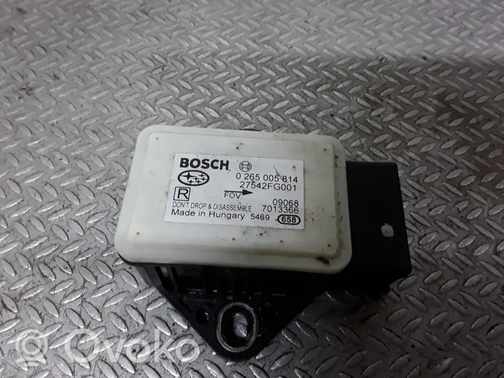 Subaru Forester SH Capteur de vitesse de lacet d'accélération ESP 0265005814