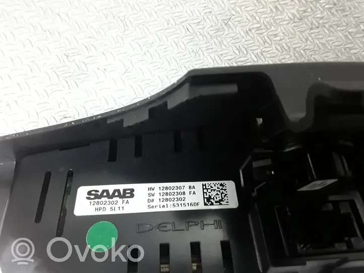 Saab 9-3 Ver2 Monitor / wyświetlacz / ekran 12802307BA