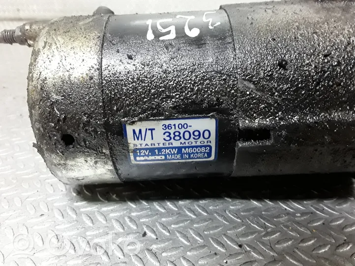 Hyundai Santa Fe Starter motor 3610038090