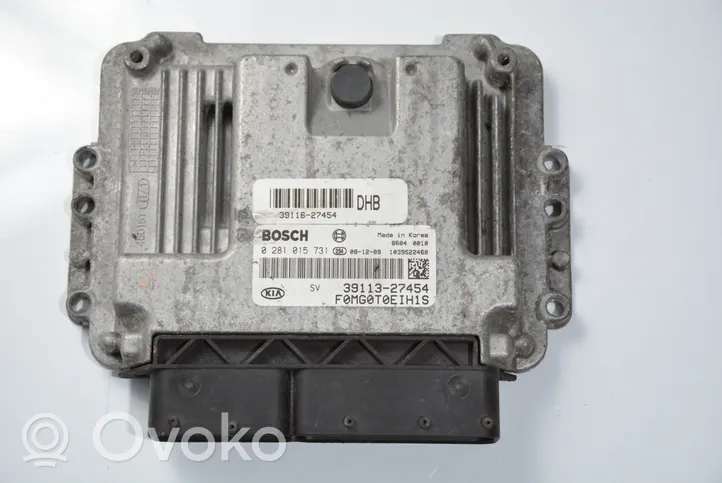 KIA Magentis Unité de commande, module ECU de moteur 0281015731