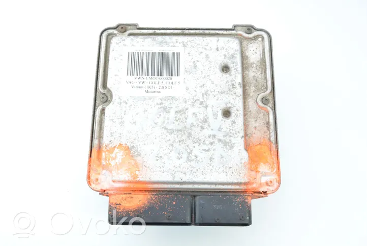 Volkswagen Golf V Komputer / Sterownik ECU silnika 03G906016GJ