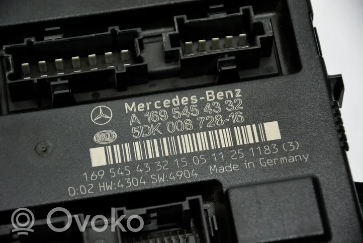 Mercedes-Benz A W169 Moduł / Sterownik komfortu A1695454332