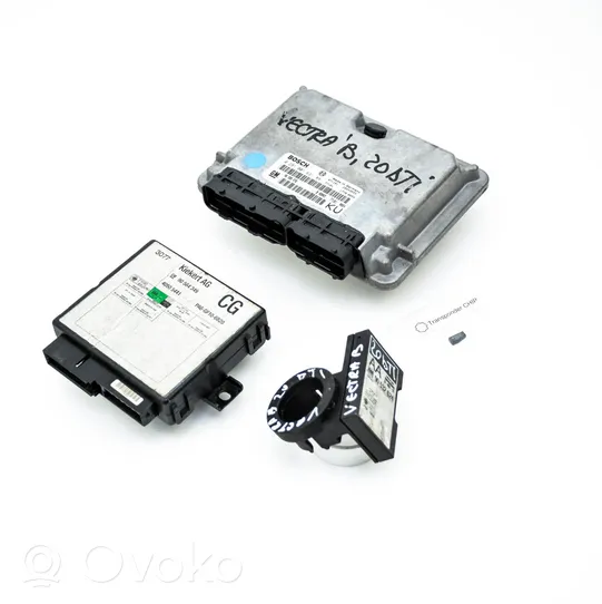 Opel Vectra B Komputer / Sterownik ECU i komplet kluczy 0281001631