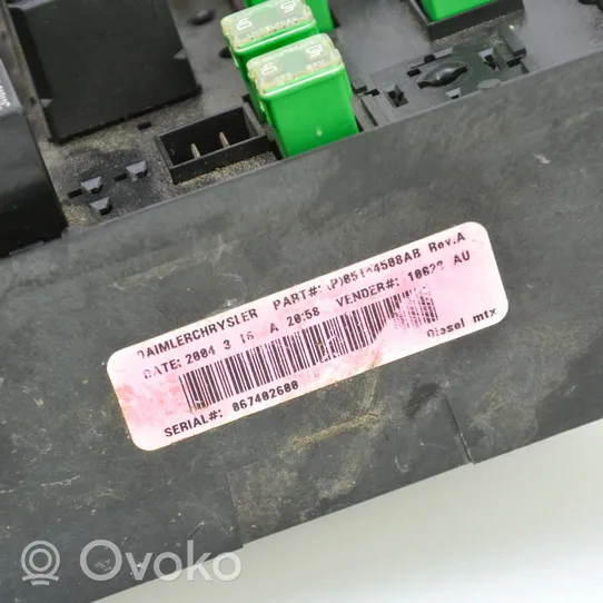 Chrysler Grand Voyager III Module de fusibles 05144508AB