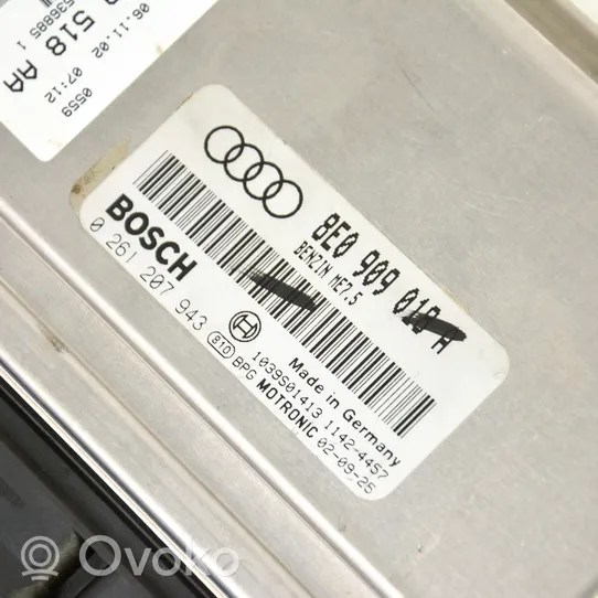 Audi A4 S4 B6 8E 8H Kit calculateur ECU et verrouillage 8E0909518AA