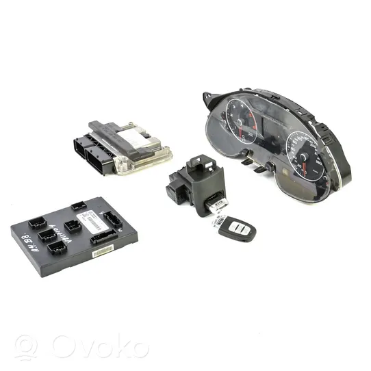 Audi A4 S4 B8 8K Kit centralina motore ECU e serratura 03L906018SK