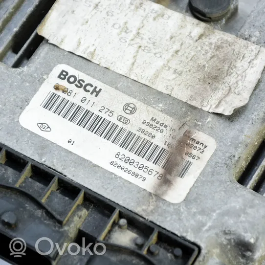 Renault Megane II Komputer / Sterownik ECU i komplet kluczy 8200305678