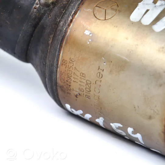 Mercedes-Benz ML W164 Katalizators, FAP/DPF cieto daļiņu filtrs A1644903536