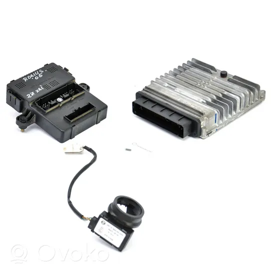 SsangYong Rodius Juego de cerradura y set ECU del motor A6655404032