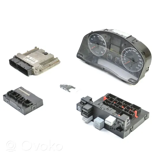 Volkswagen Golf V Kit centralina motore ECU e serratura 03C906056H