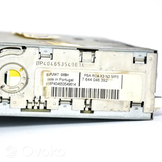 Citroen C5 Radio/CD/DVD/GPS-pääyksikkö 9650575077