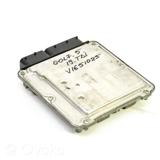 Volkswagen Golf V Komputer / Sterownik ECU i komplet kluczy 03G906016BC