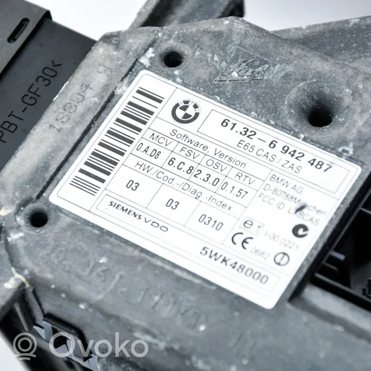 BMW 7 E65 E66 Komputer / Sterownik ECU i komplet kluczy 7544610