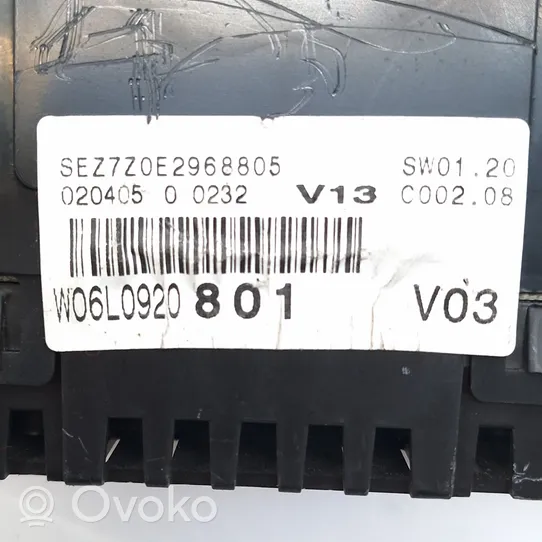 Seat Ibiza III (6L) Spidometras (prietaisų skydelis) 6L0920801