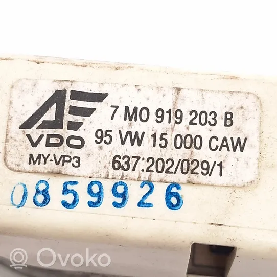 Volkswagen Sharan Monitor / wyświetlacz / ekran 7MO919203B