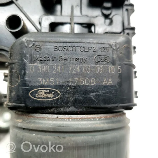 Ford C-MAX I Mechanizm i silniczek wycieraczek szyby przedniej / czołowej 3M5117508AA