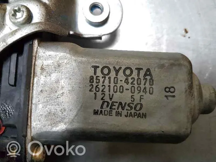 Toyota RAV 4 (XA20) Podnośnik szyby drzwi z silniczkiem 8571042070