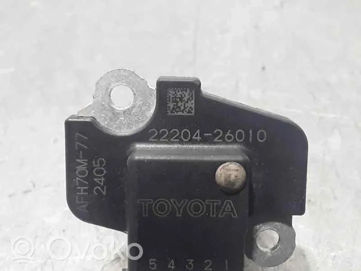 Toyota Avensis T270 Débitmètre d'air massique 2220426010