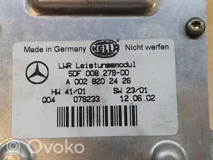 Mercedes-Benz E W211 Xenon-valojen ohjainlaite/moduuli A0028202426