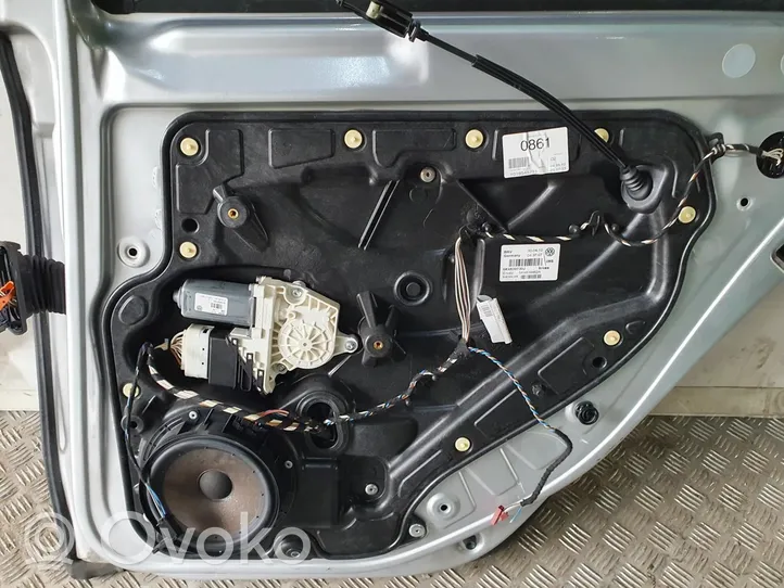 Volkswagen Golf VI Mécanisme lève-vitre de porte arrière avec moteur 5K4839730J