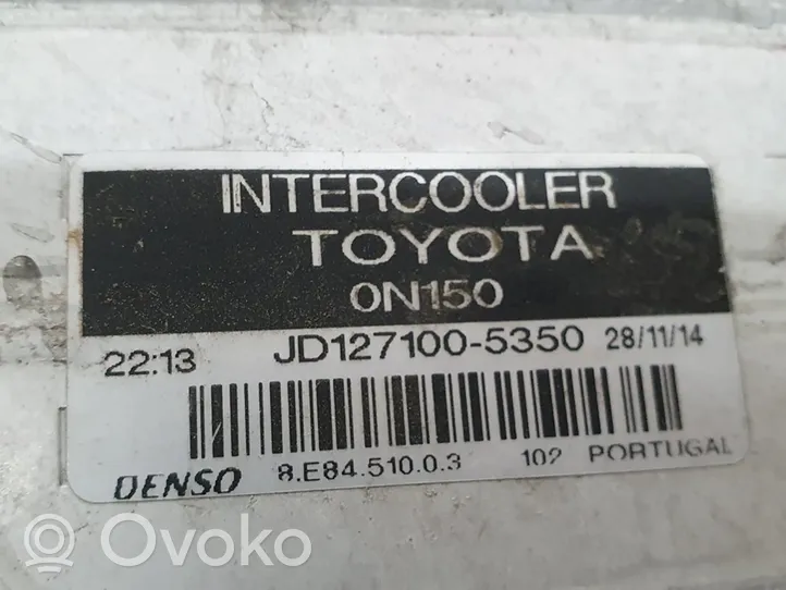 Toyota Auris E180 Chłodnica powietrza doładowującego / Intercooler JD1271005350