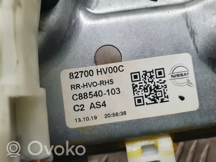 Nissan Qashqai Elektryczny podnośnik szyby drzwi tylnych 82700HV00C