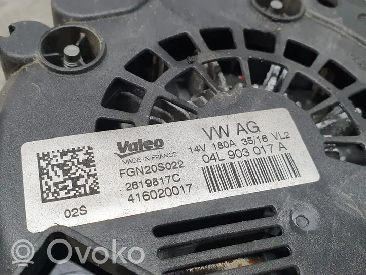 Audi Q5 SQ5 Generatore/alternatore 04L903017A
