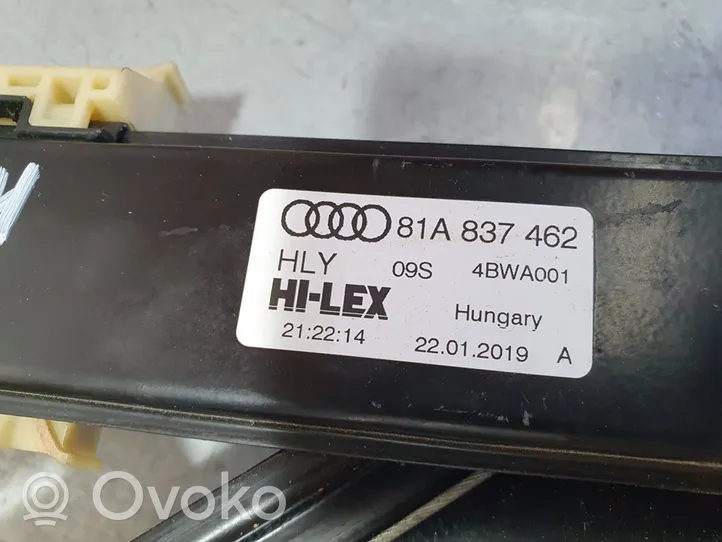 Audi Q2 - Etuoven sähkökäyttöinen ikkunan nostin 81A837462