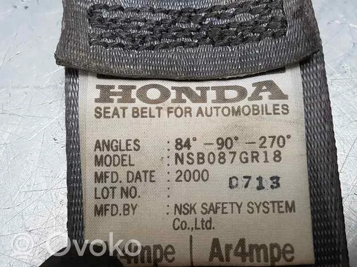 Honda CR-V Klamra przedniego pasa bezpieczeństwa NSB087GR18