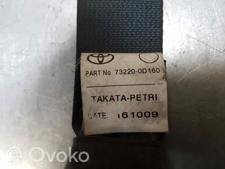 Toyota Yaris Etuistuimen turvavyön solki 732200D160