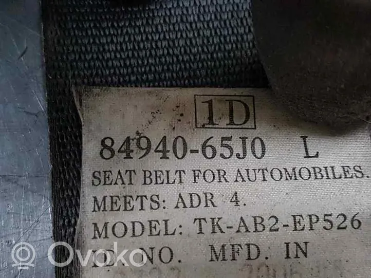 Suzuki Grand Vitara II Boucle de ceinture de sécurité avant 8494065J0