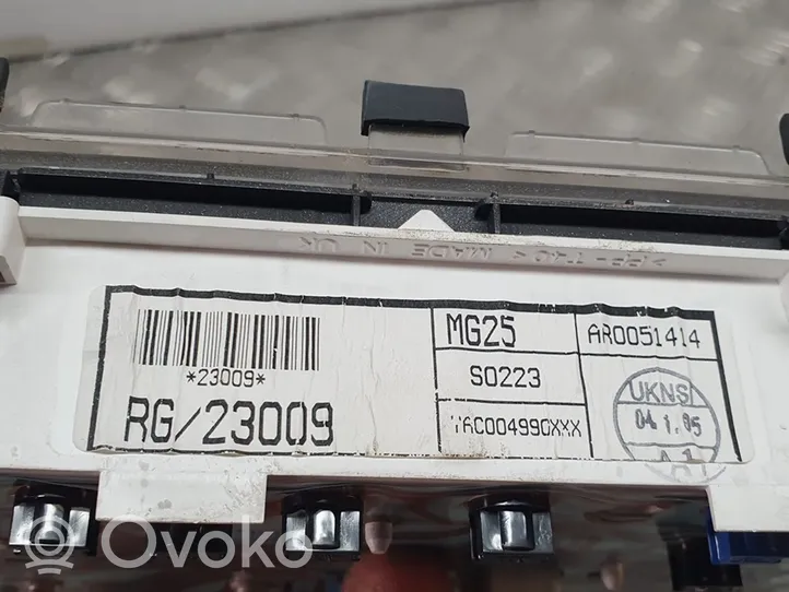 MG ZR Licznik / Prędkościomierz AR0051414